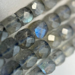 Labradorite Square AA Faceted Polished Beads (4-5 mm) image 5
