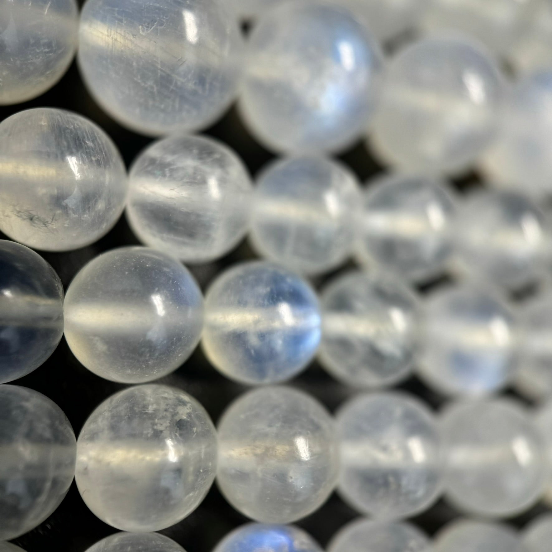 Moonstone AAAA Polished Round Beads image 5