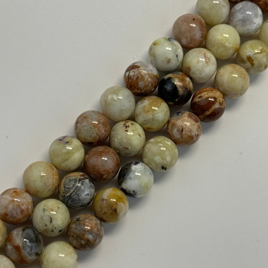 Tiffany Opal Polished Round Beads