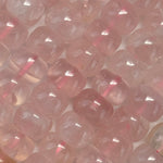 Rose Quartz Flat Rondelle Polished Beads image 3