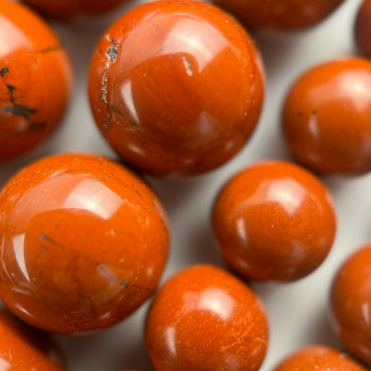 Red Jasper Polished  Round Beads image 5