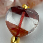 Hematoid Quartz Faceted Heart Shape Beads image 7