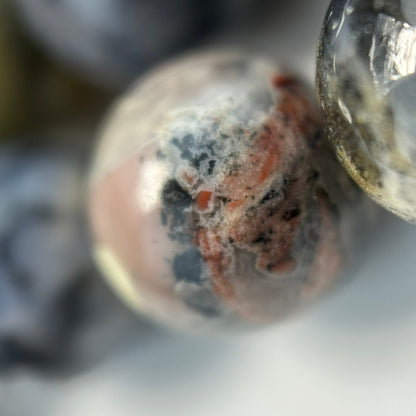 Golden Dendritic Agate Polished Round Beads image 7