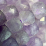 Lavender Amethyst Faceted Square Beads image 2