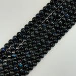 Black Labradorite Polished Round Beads image 6