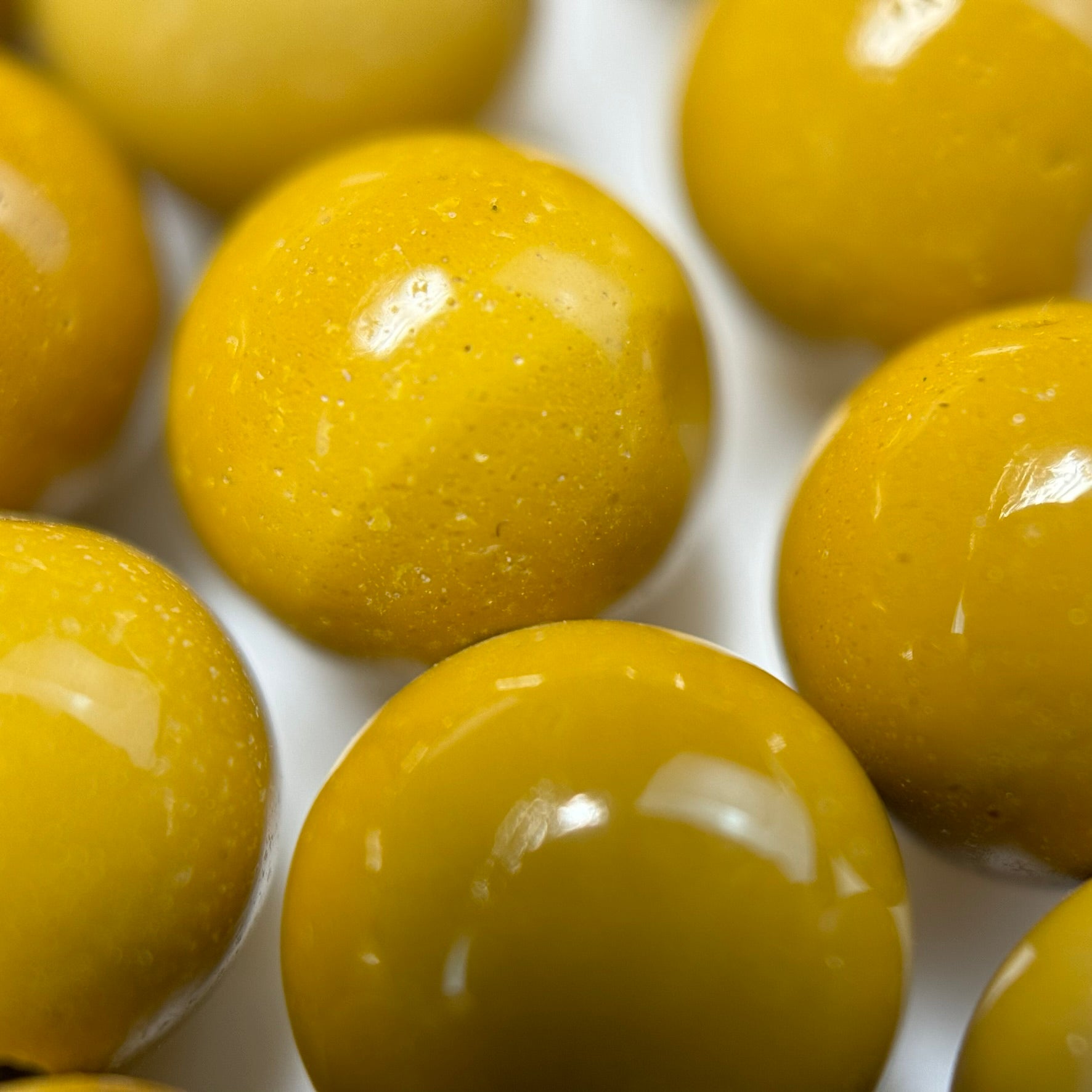 Yellow Mookaite Polished Round Beads image 8