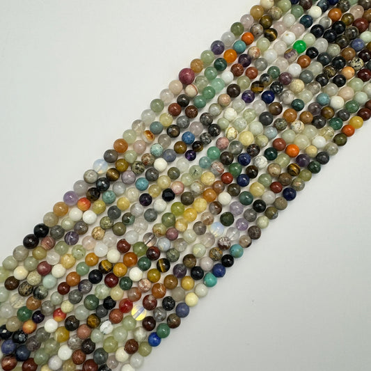 Mixed Polished Round Beads