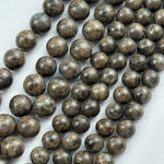 Chocolate Labradorite Polished Round Beads image 4
