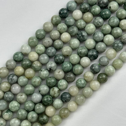 Burmese Green Jade Polished Round Beads image 4