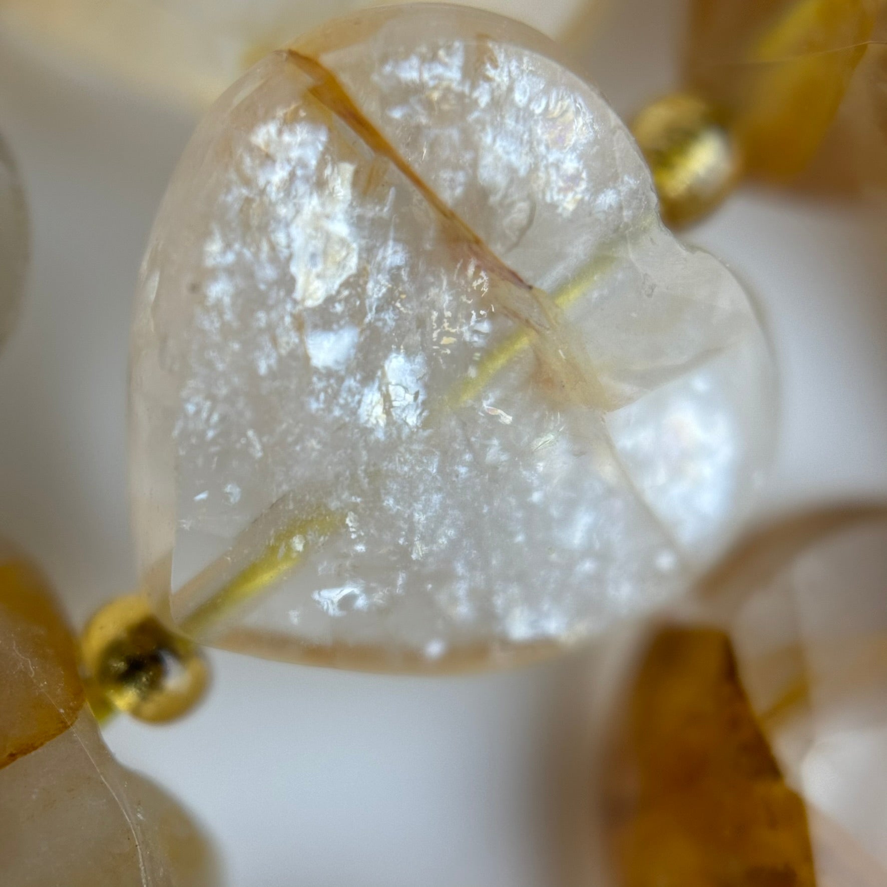 Golden Healer Quartz Faceted Heart 12ÃƒÆ’Ã†â€™Ãƒâ€ Ã¢â‚¬â„¢ÃƒÆ’Ã‚Â¢ÃƒÂ¢Ã¢â‚¬Å¡Ã‚Â¬ÃƒÂ¢Ã¢â€šÂ¬Ã‚Â12 mm Beads image 6