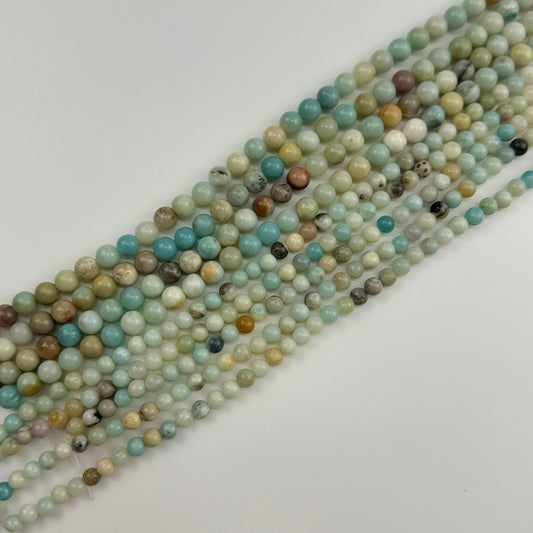 Jasper Ocean Polished Round Beads (AB Quality)