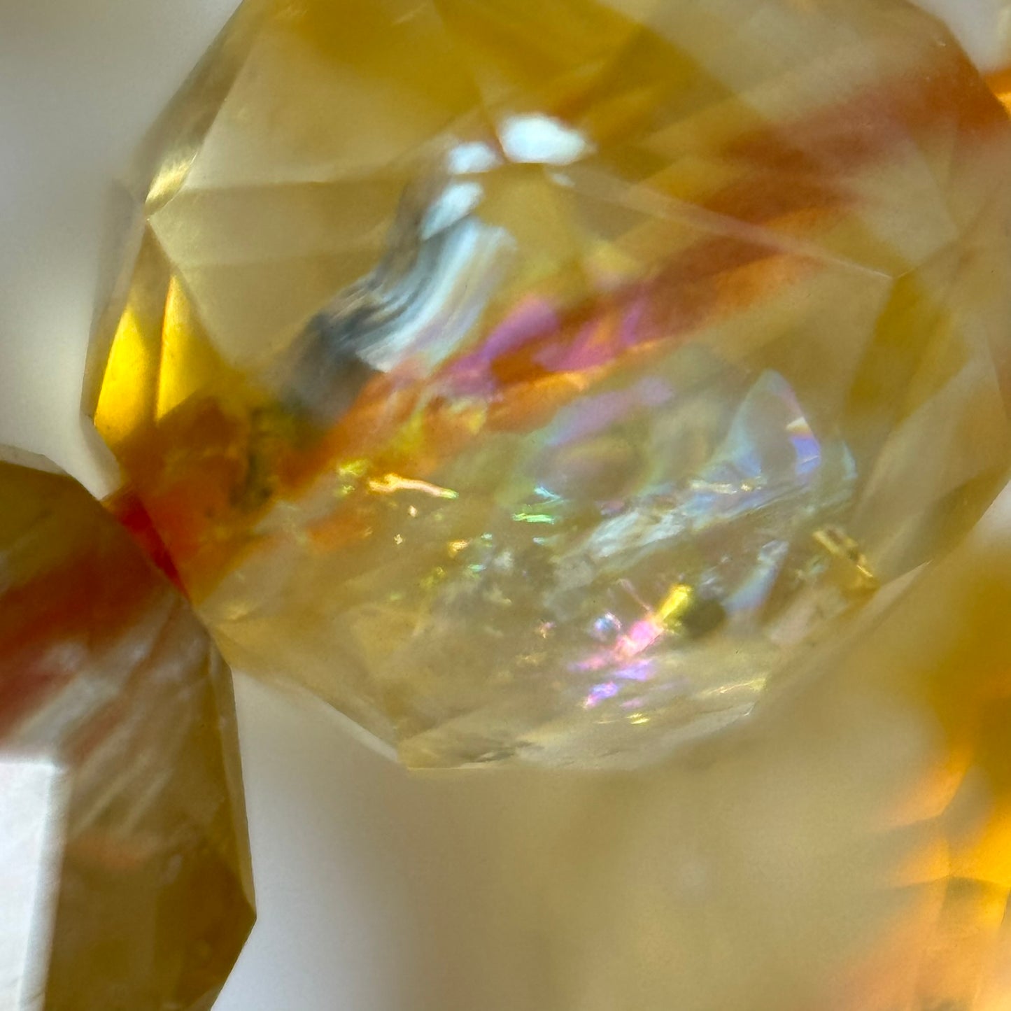 Citrine Diamond Cut Beads image 4