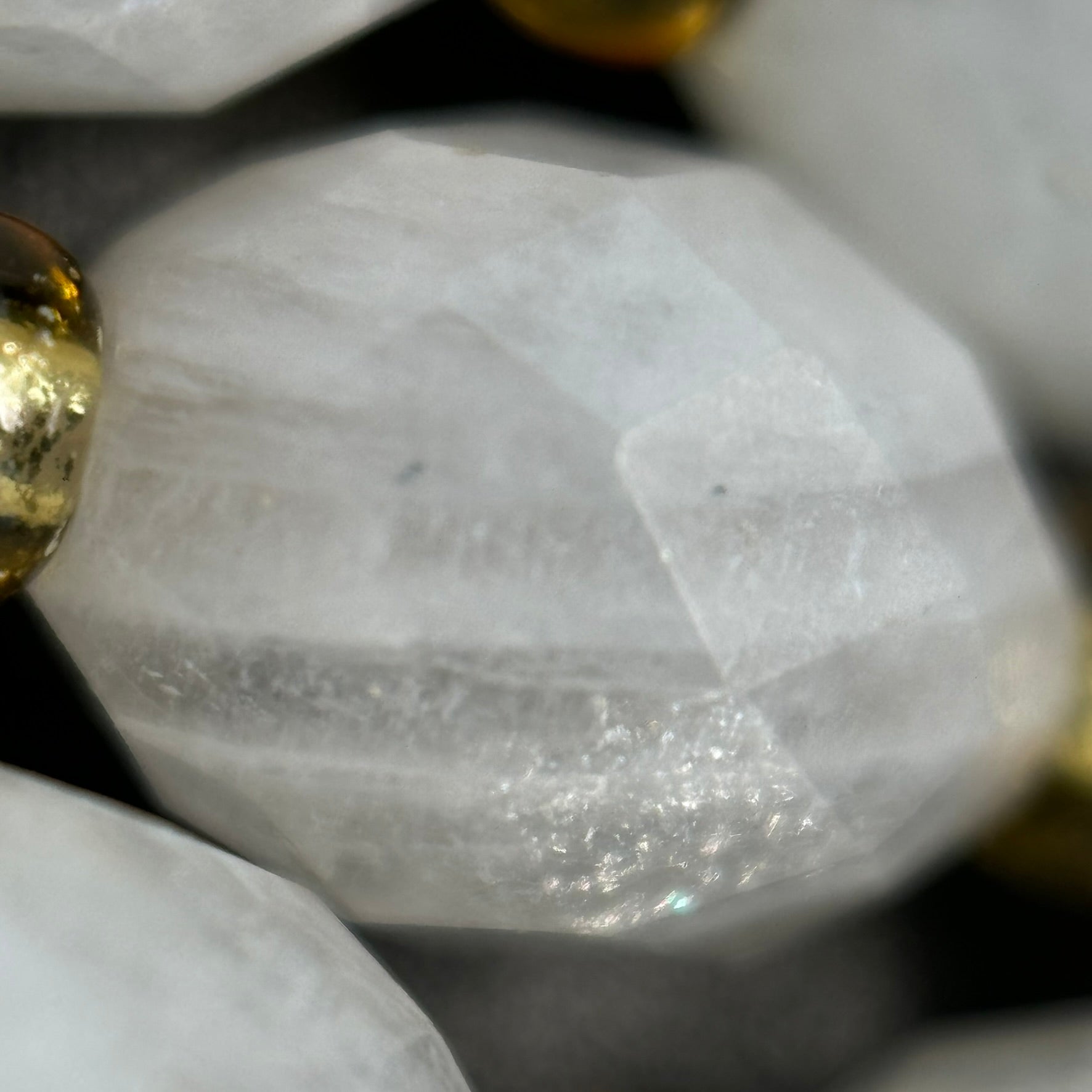 Rainbow Moonstone Faceted Barrel 8 Beads image 3