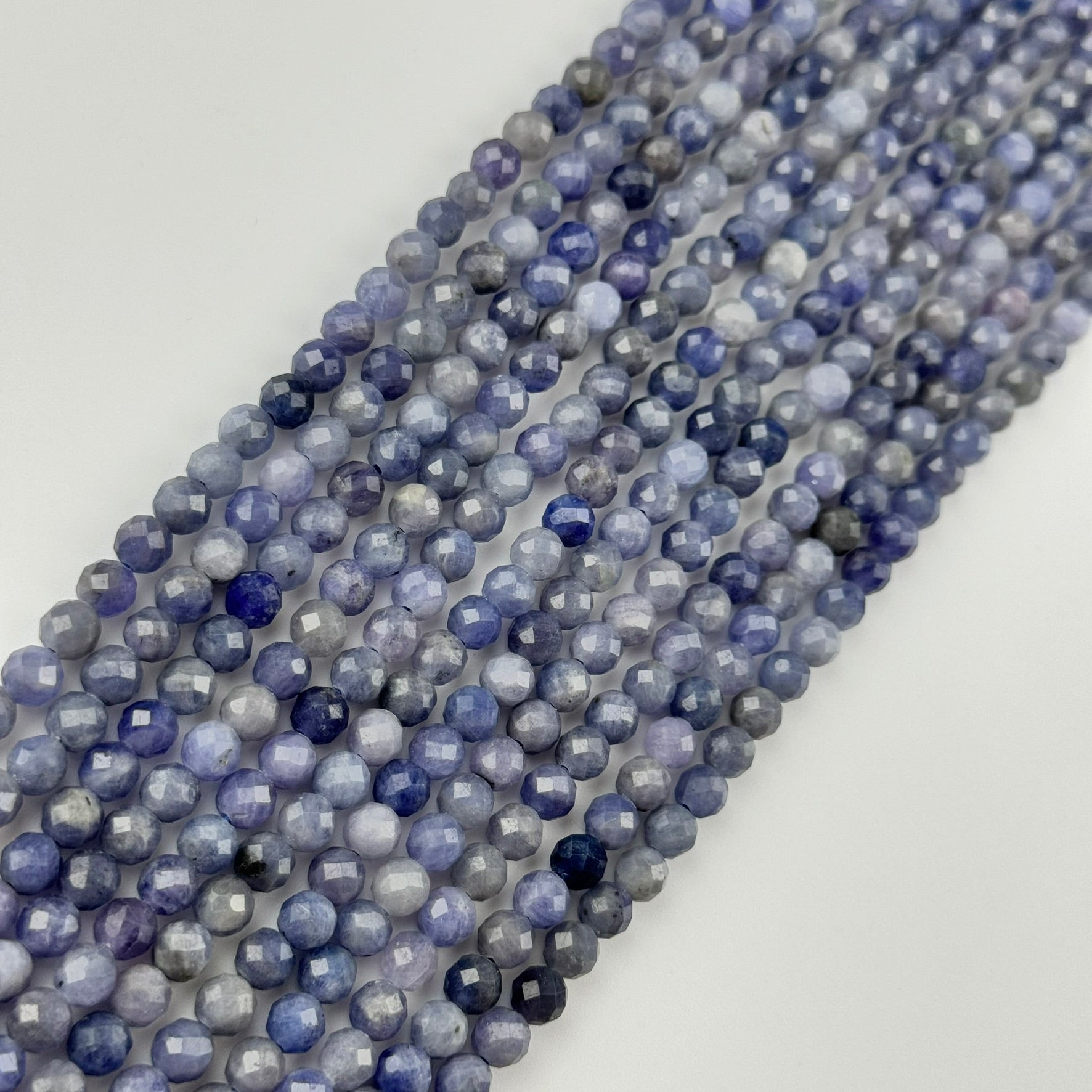 Tanzanite Faceted Round Beads (5.5 mm) image 6