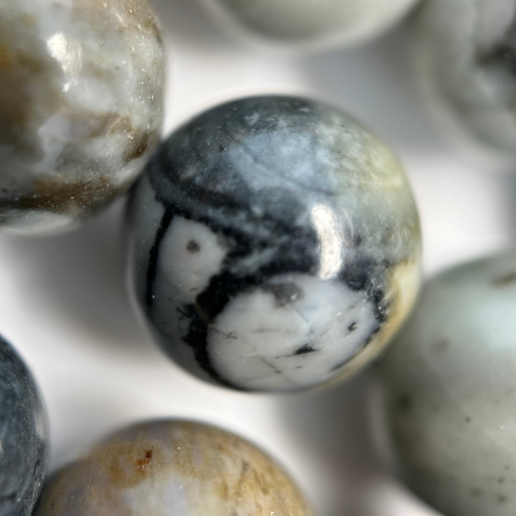 Picasso Jasper Polished Round Beads image 5
