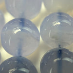 Blue Chalcedony Polished Round Beads image 2