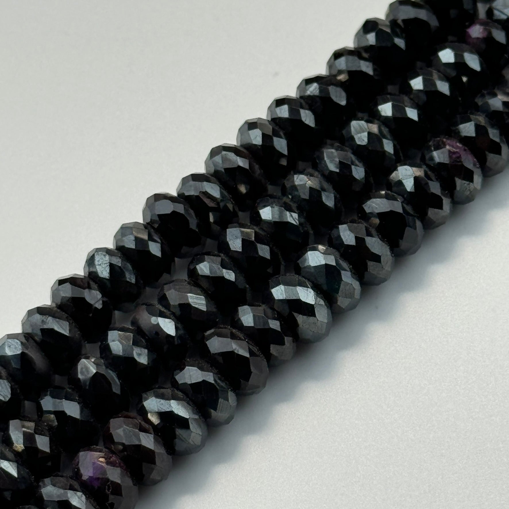 Sugilite Faceted Rondelle Beads image 2