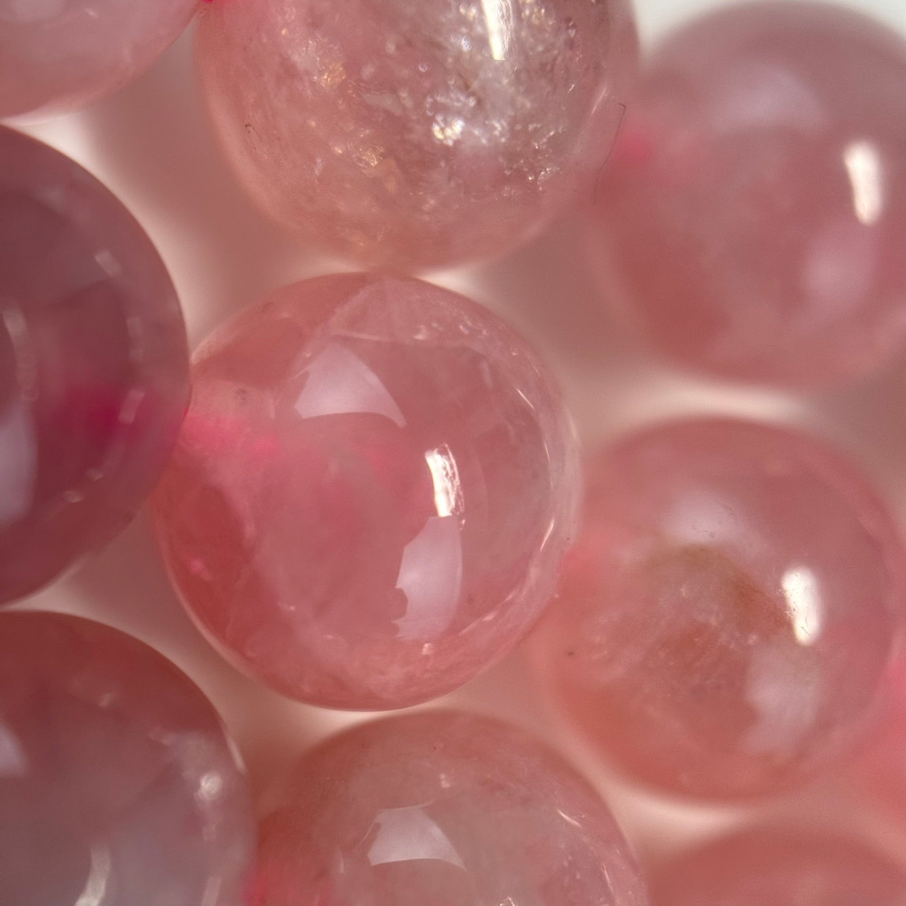 Morganite AA Polished  Round Beads image 5