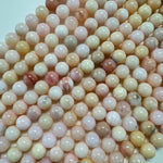 Pink Opal AA Polished Round Beads image 6