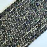 Black Opal Faceted Round Beads image 4