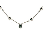 Persian Natural Turquoise Necklace – Handmade 925 Sterling Silver Jewelry