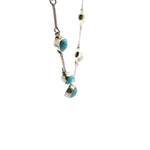 Persian Natural Turquoise Necklace – Handmade 925 Sterling Silver Jewelry