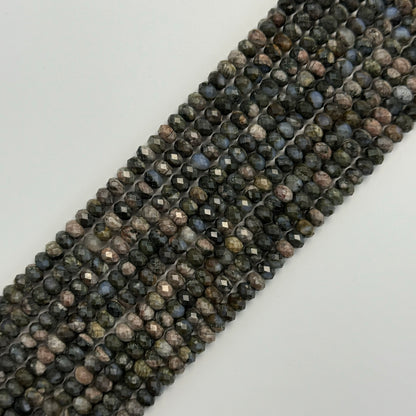 Lianite Faceted Rondelle Beads image 6