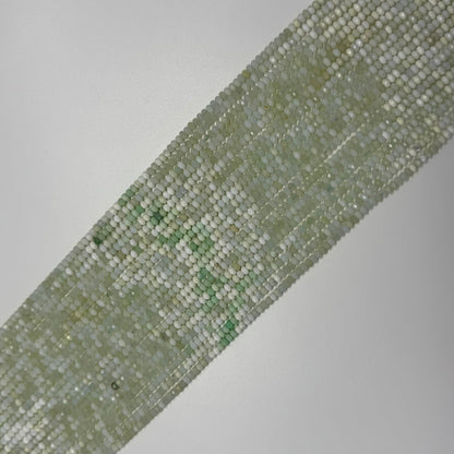 Chrysoprase Beads - Faceted Rondelle
