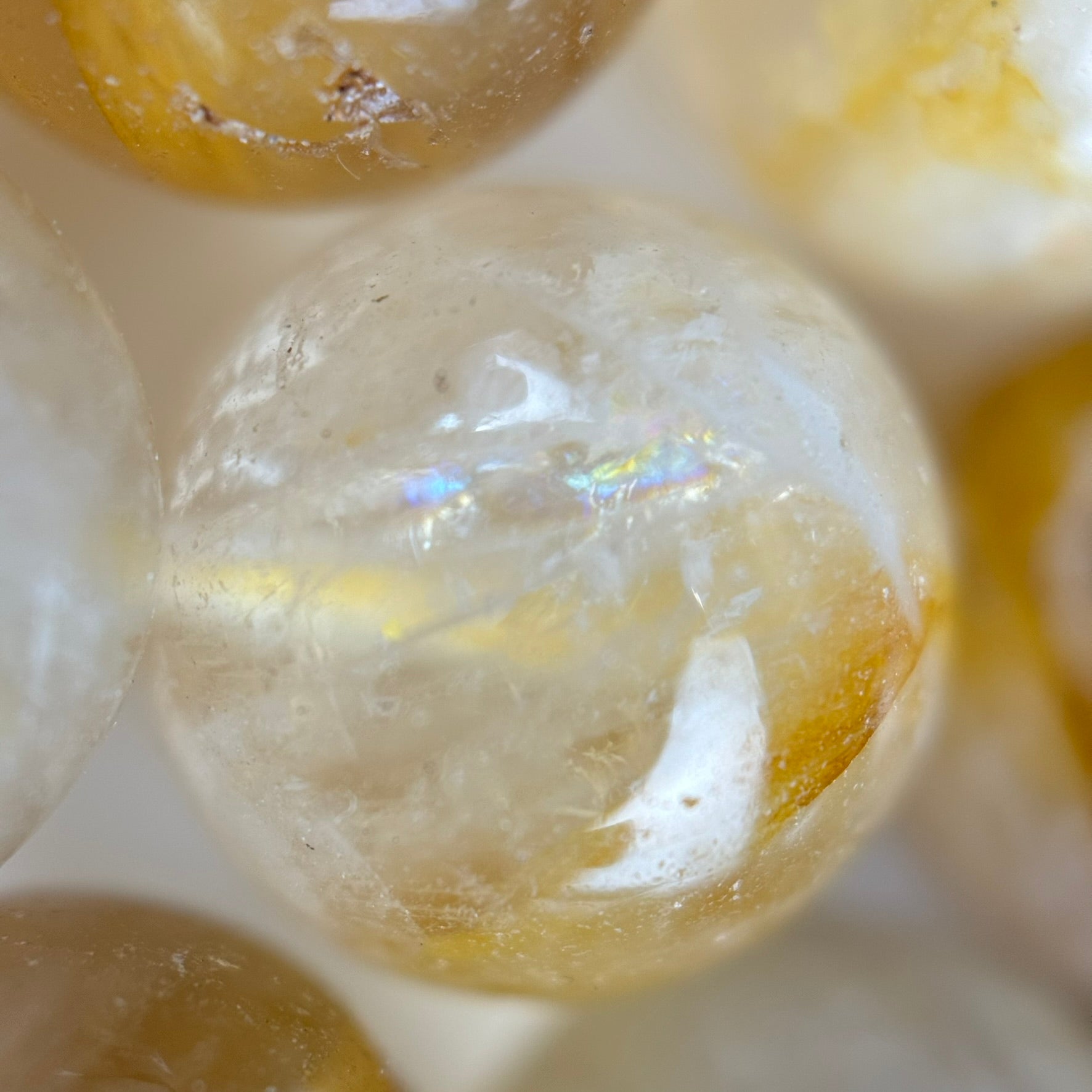 Golden Healer Quartz Polished Round Beads image 2