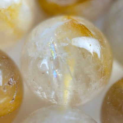 Golden Healer Quartz Polished Round Beads image 2