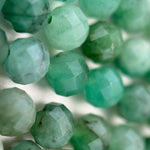 Emerald Faceted Round Beads image 10