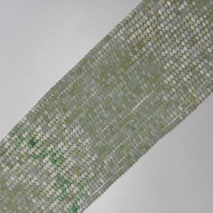 Chrysoprase Beads - Faceted Rondelle