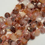 Hematoid Quartz Faceted Pear Shape Beads image 3