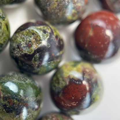 Dragon's Bloodstone Polished Round Beads image 2