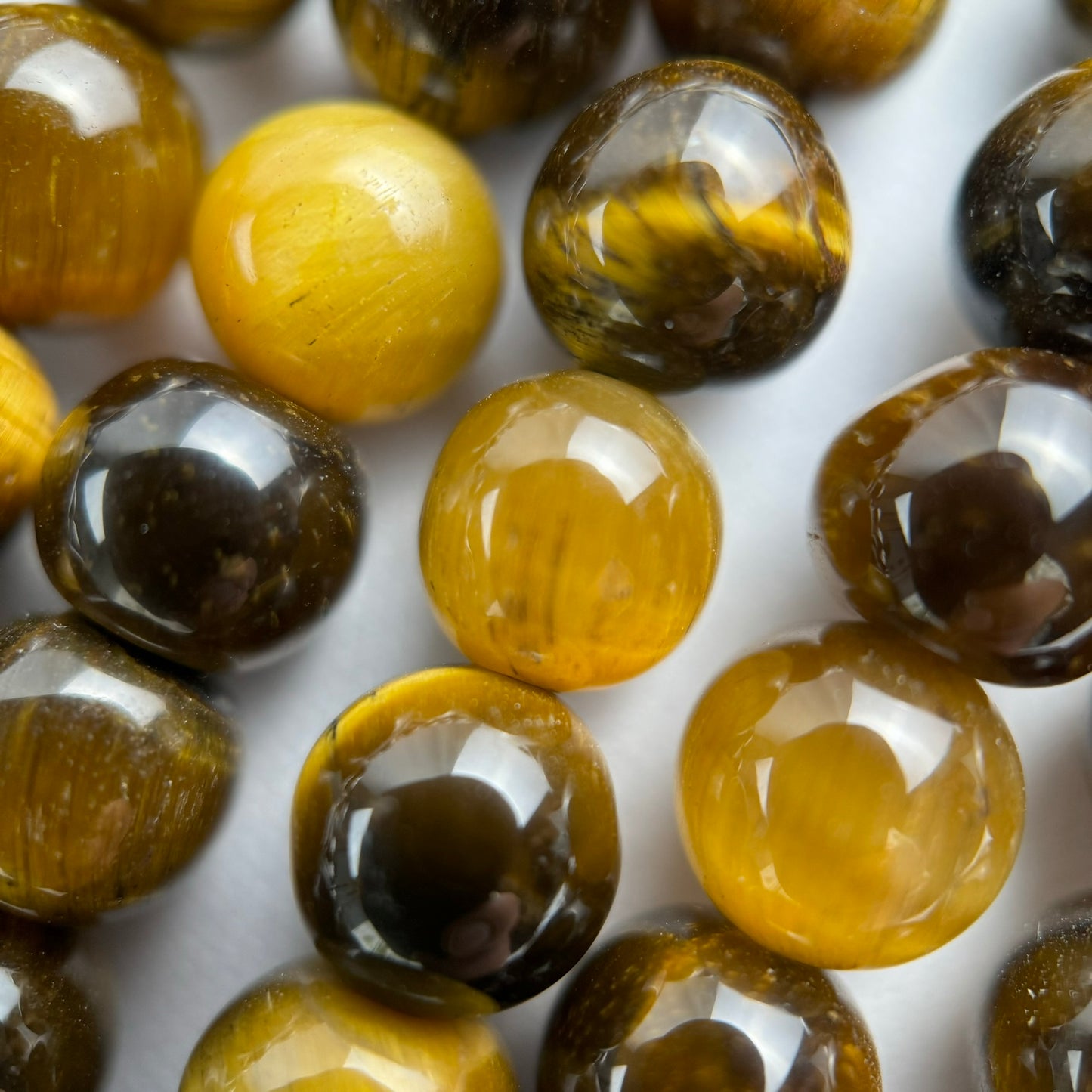 Brown Tiger's Eye Polished Round Beads image 6