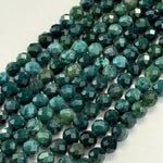 Bloodstone Faceted Round Beads image 4