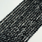Onyx Faceted Round Beads( 2-4.5mm) image 2