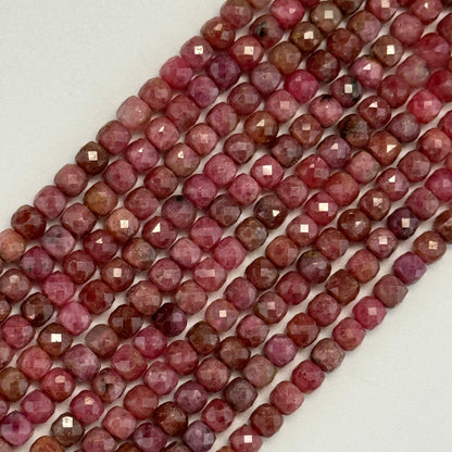 Rhodonite Square Beads (A Quality) image 0