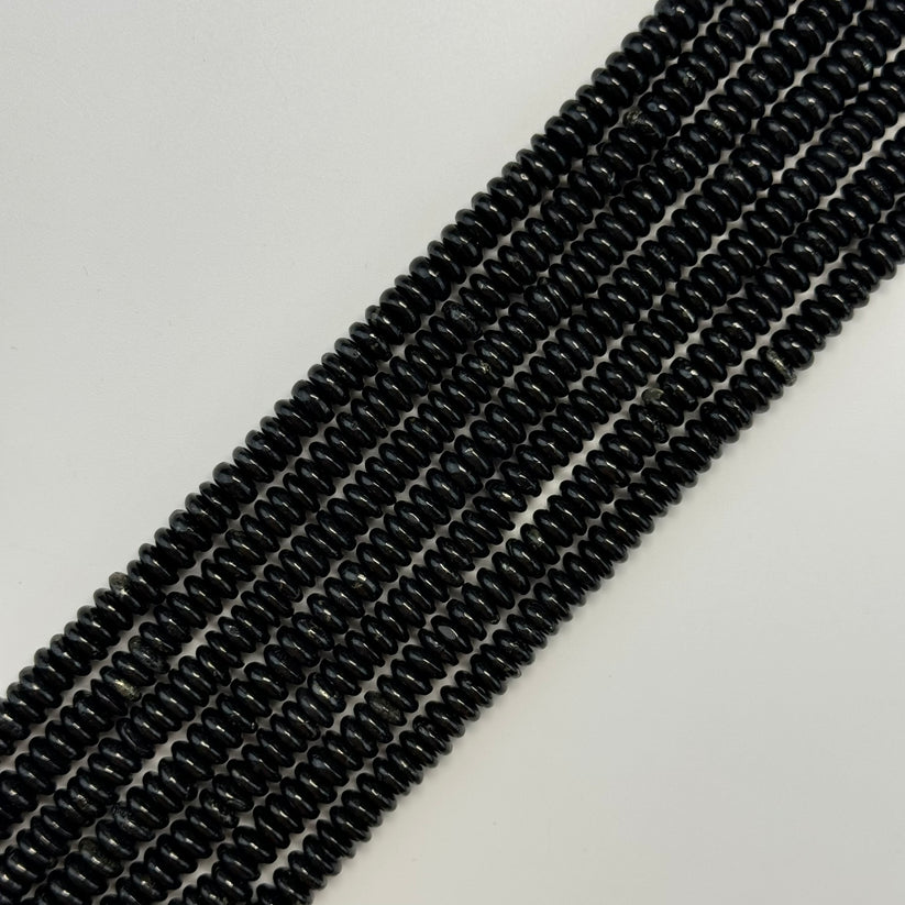 Polished Rondelle Stone Beads