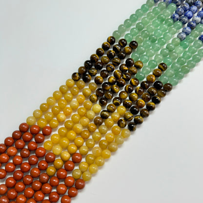 Chakra Polished Round Beads image 0