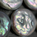 AAA Silver Coin Pearl  12x4mm image 1
