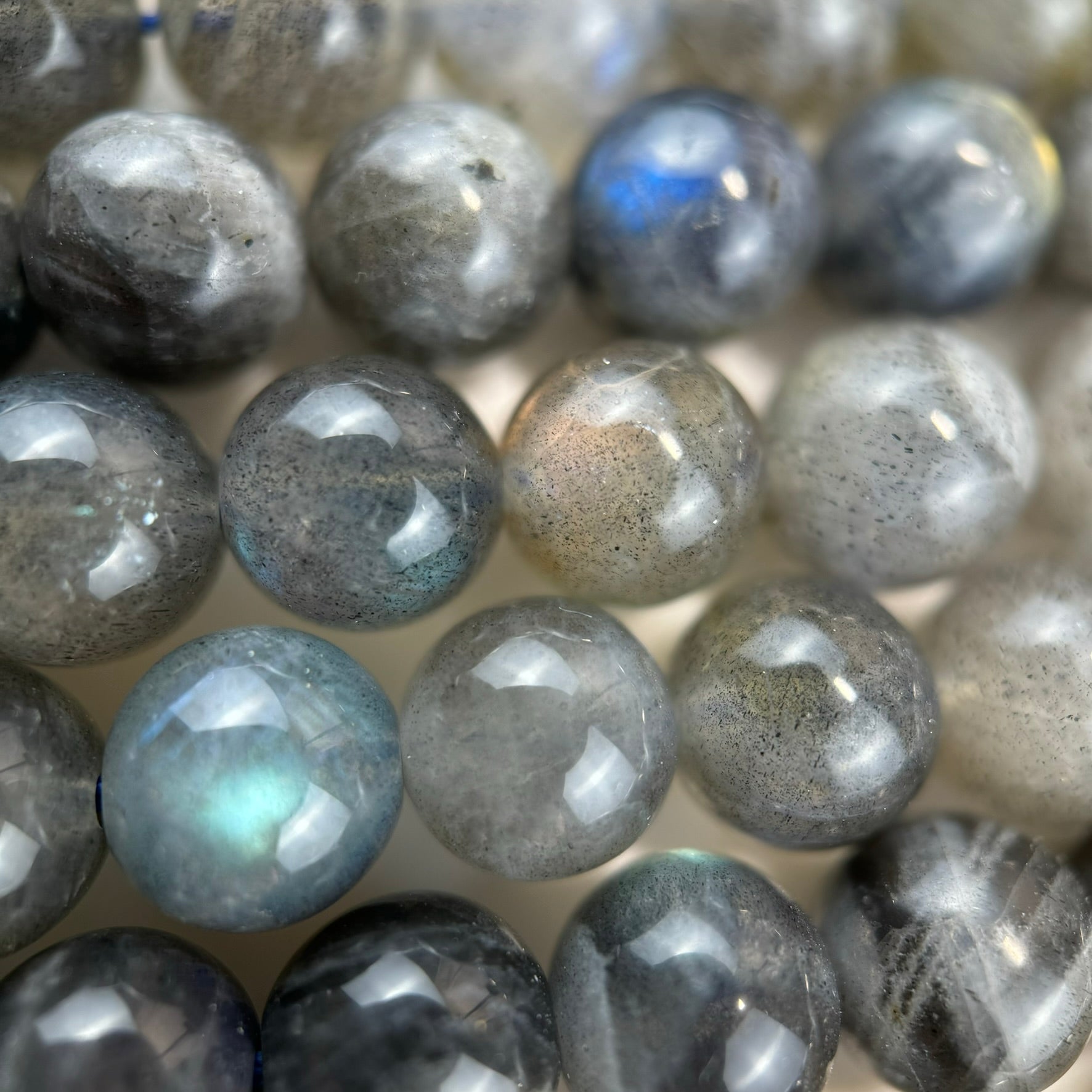 Labradorite Polished Round Beads  - Regular image 2