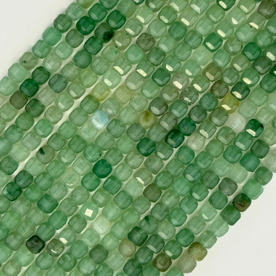 Aventurine Quartz Square Beads image 0
