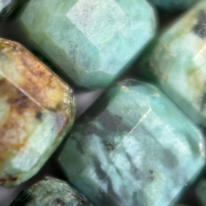 African Turquoise (Jasper) Square Beads image 4