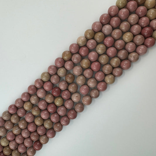 Rhodonite Polished Round Beads