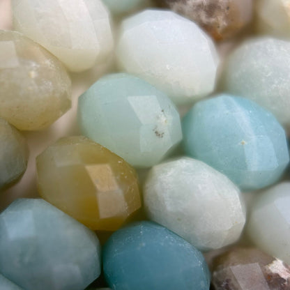 Ocean Jasper Faceted Rondelle Beads image 4