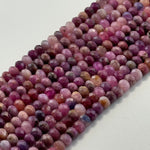 Ruby Faceted Rondelle Beads image 4
