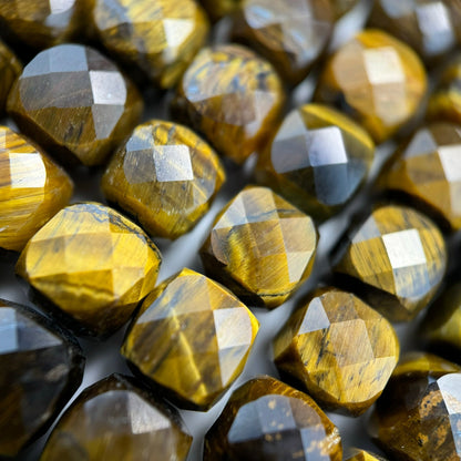 Tiger's Eye Square Beads image 1