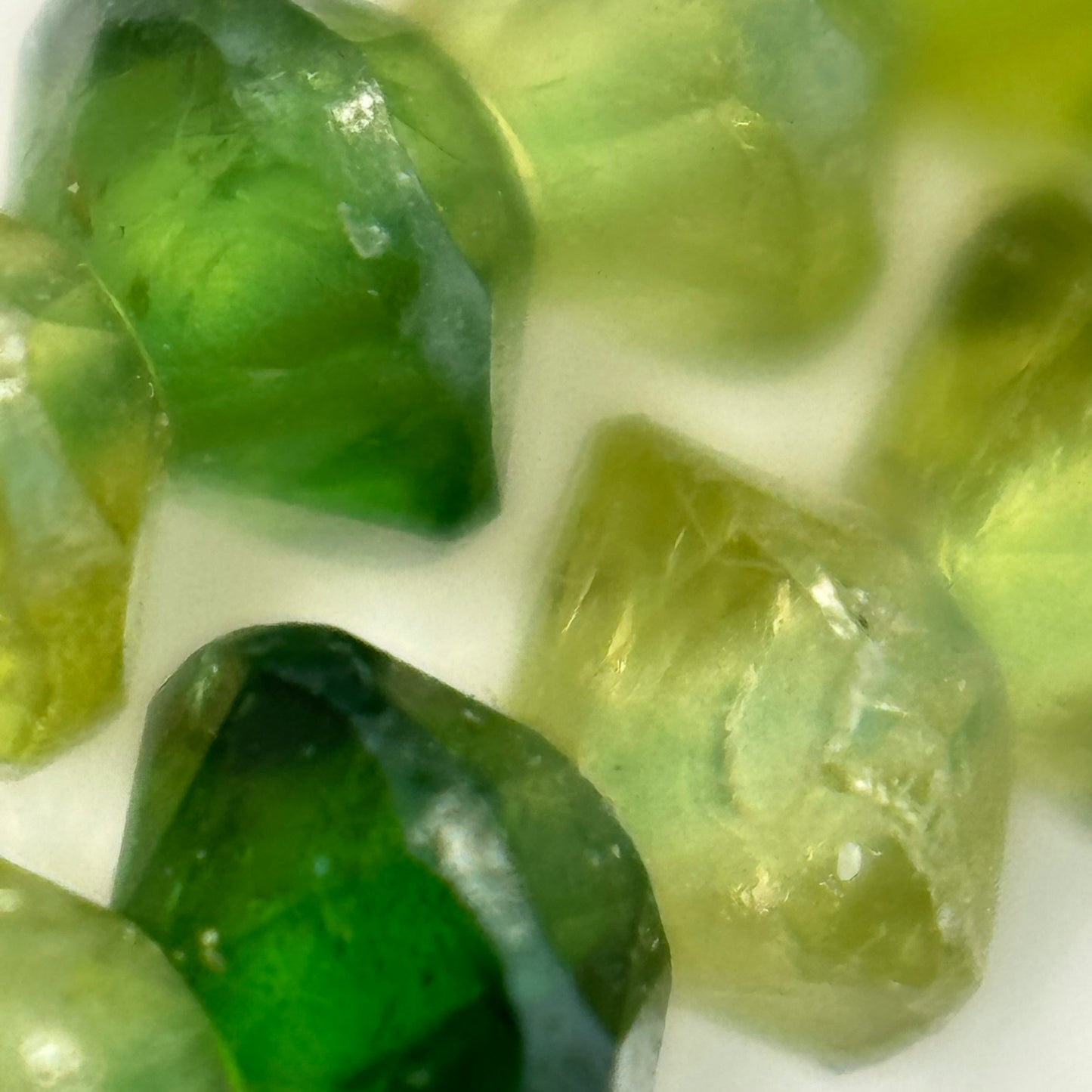 Green Chrome Tourmaline Space Ship Beads image 5