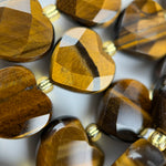 Tiger's Eye Faceted Heart 12ÃƒÆ’Ã†â€™Ãƒâ€ Ã¢â‚¬â„¢ÃƒÆ’Ã‚Â¢ÃƒÂ¢Ã¢â‚¬Å¡Ã‚Â¬ÃƒÂ¢Ã¢â€šÂ¬Ã‚Â12 mm Beads image 4